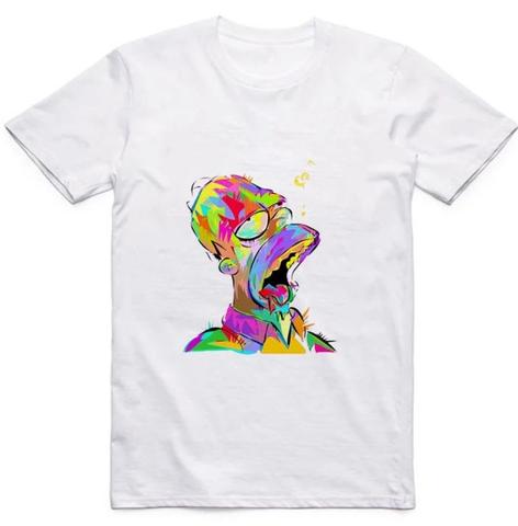 T-shirt Homer Simpson multicolore