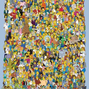 Poster Les Simpson Tous les personnages Simpson