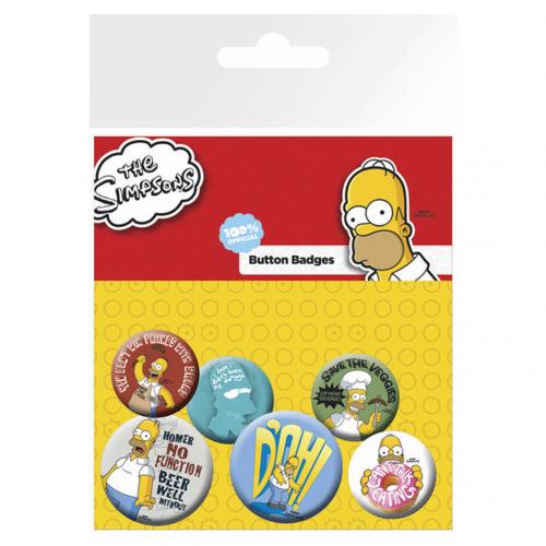 Badge Les Simpson D’oh Donut Homer Simpson