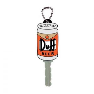 Porte-clé Les Simpson avec la bière Duff