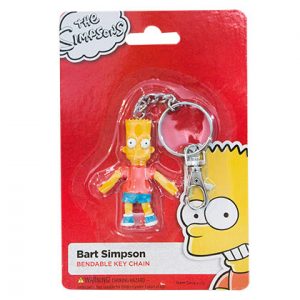 Porte-clé Simpson avec la figurine Bart Simpson