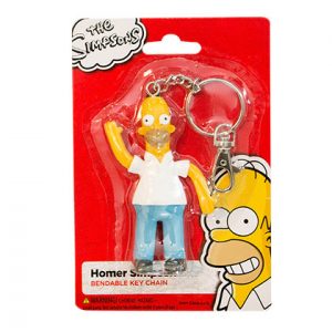 Porte-clé Simpson avec la figurine Homer Simpson