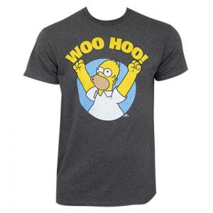 T-shirt Les Simpson Homer qui fait Woo-Hoo !