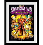 Poster Encadré Les Simpson - Radioactive Man meilleur évènement