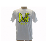 T-shirt Les Simpson Duff Beer en jaune
